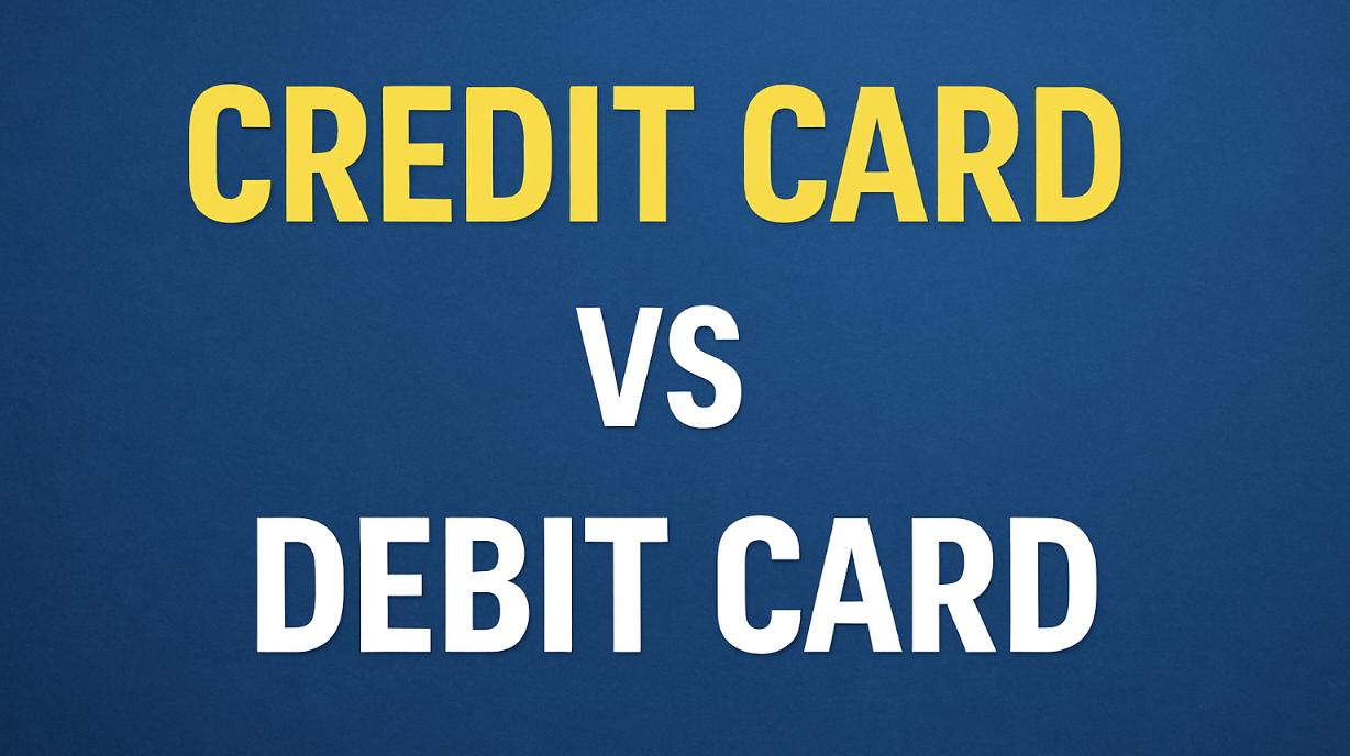 Debit Card Vs Credit Card